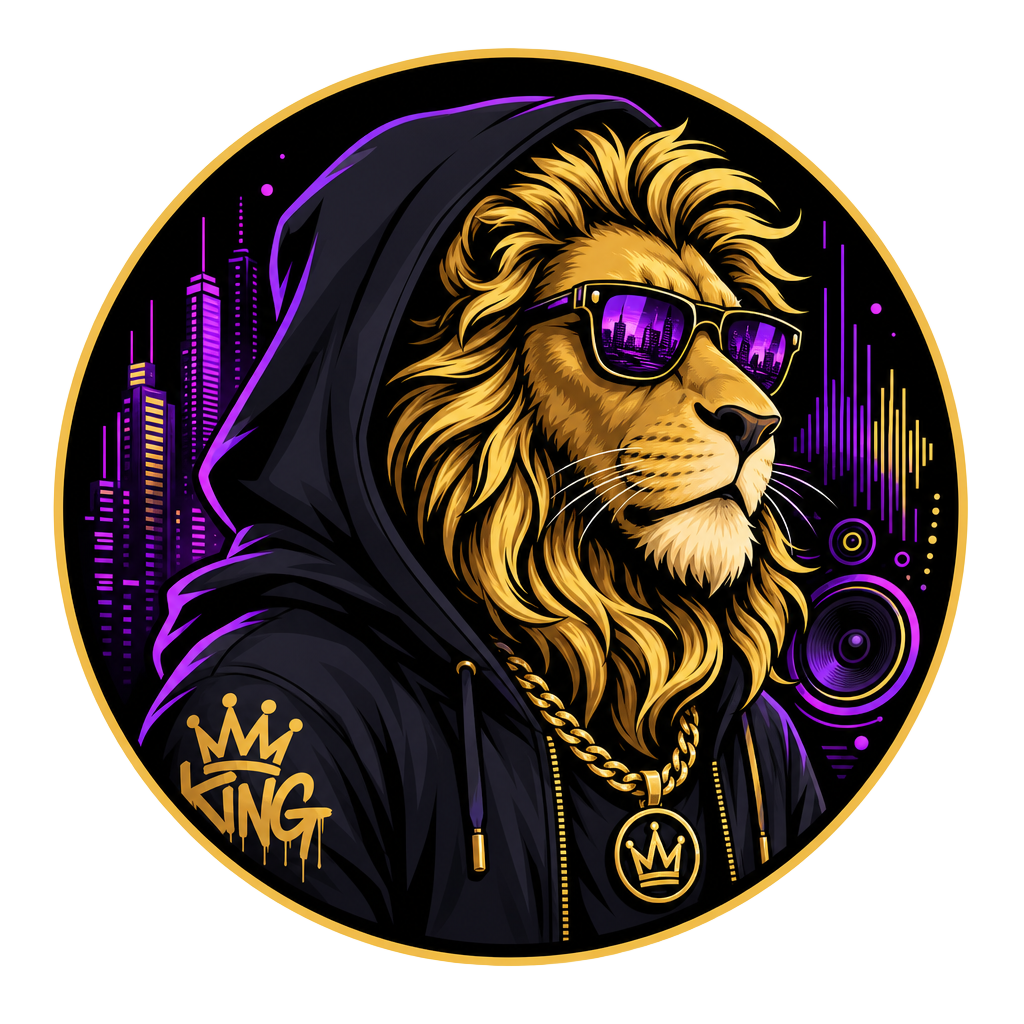 Profosee hip-hop lion logo